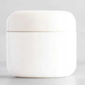 2 oz White Round Base Jar with 58-400 Neck