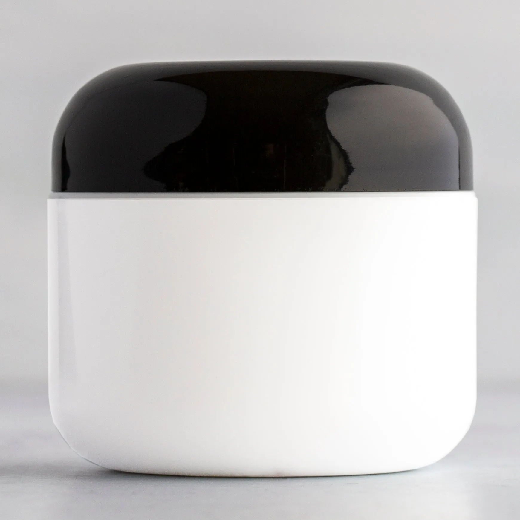 2 oz White Round Base Jar with 58-400 Neck