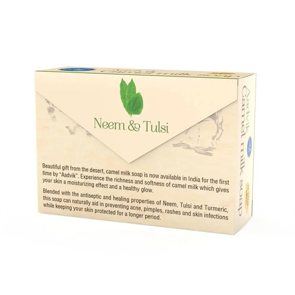 Aadvik Camel Milk Soap With Neem & Tulsi