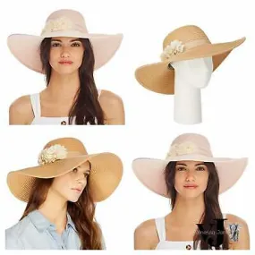 August Hat Company New Directions Natural Floppy Hat UPF 50  One Size