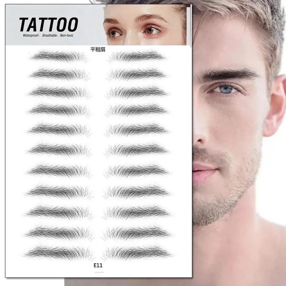Authentic 4D Hair Eyebrows: Waterproof Tattoo Stickers for Natural Beauty