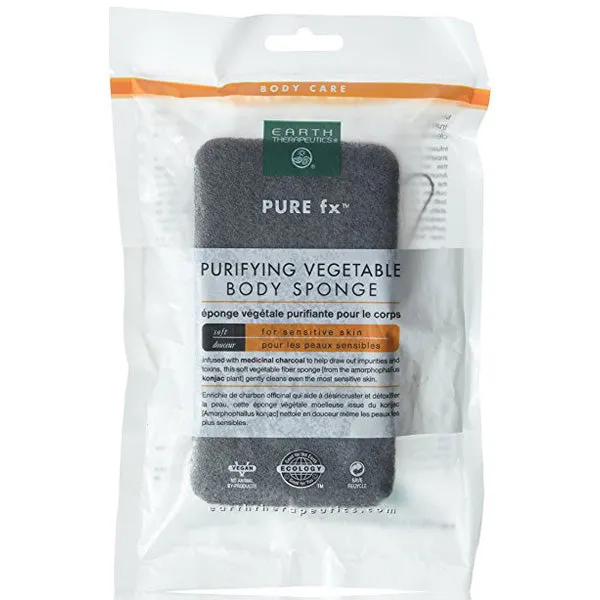 EARTH THERAPEUTICS - Purifying Vegetable Body Sponge - 1 Sponge