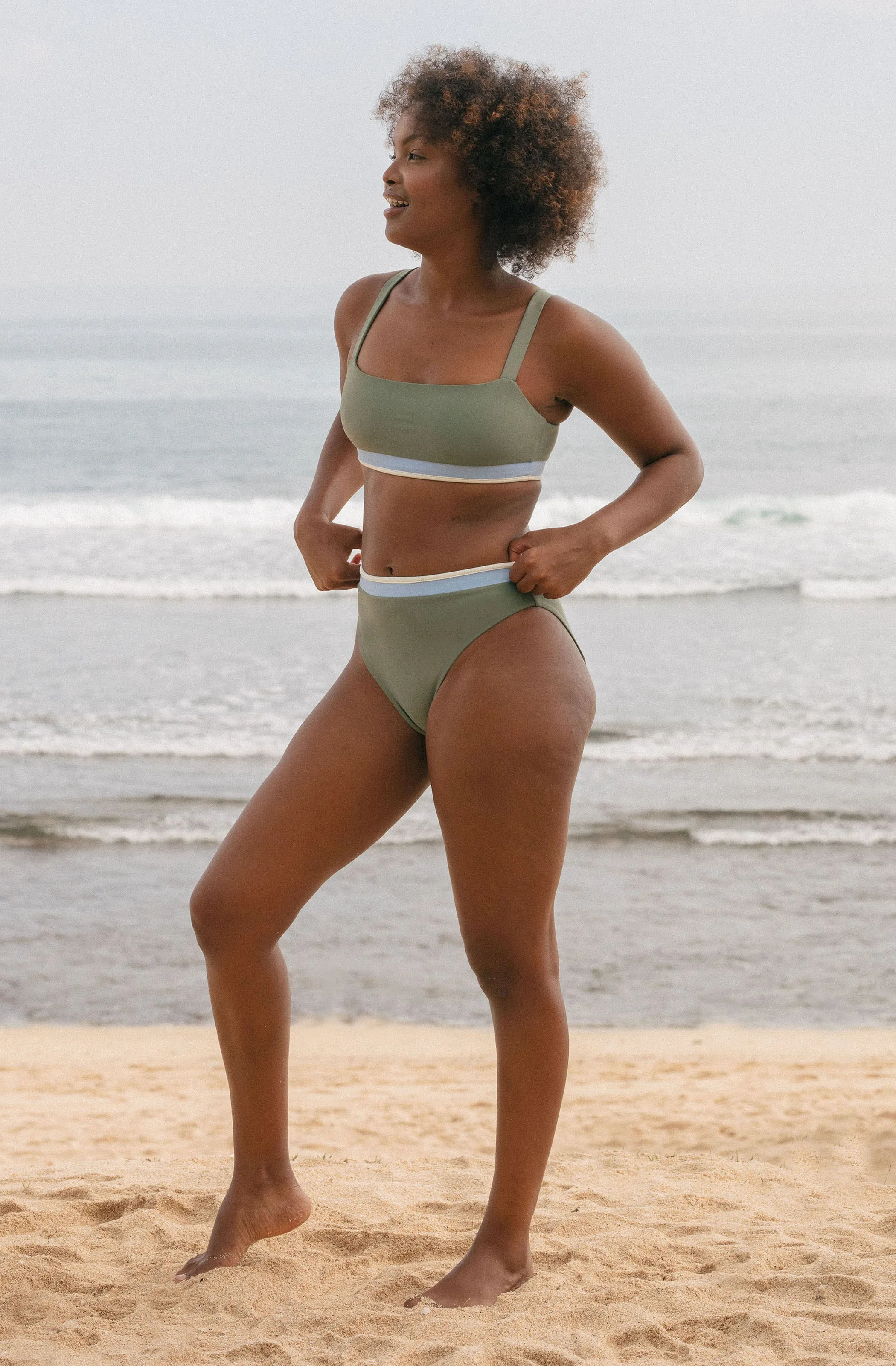 Elise Bottom Army Green