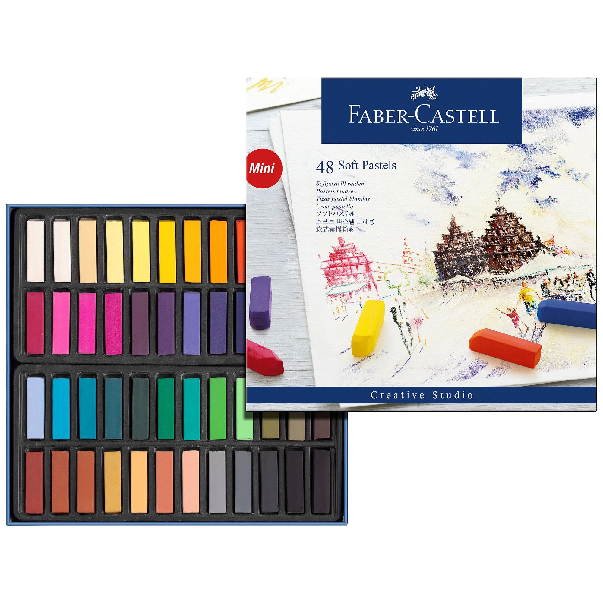 Faber-Castell Mini Soft Pastels - Set of 48