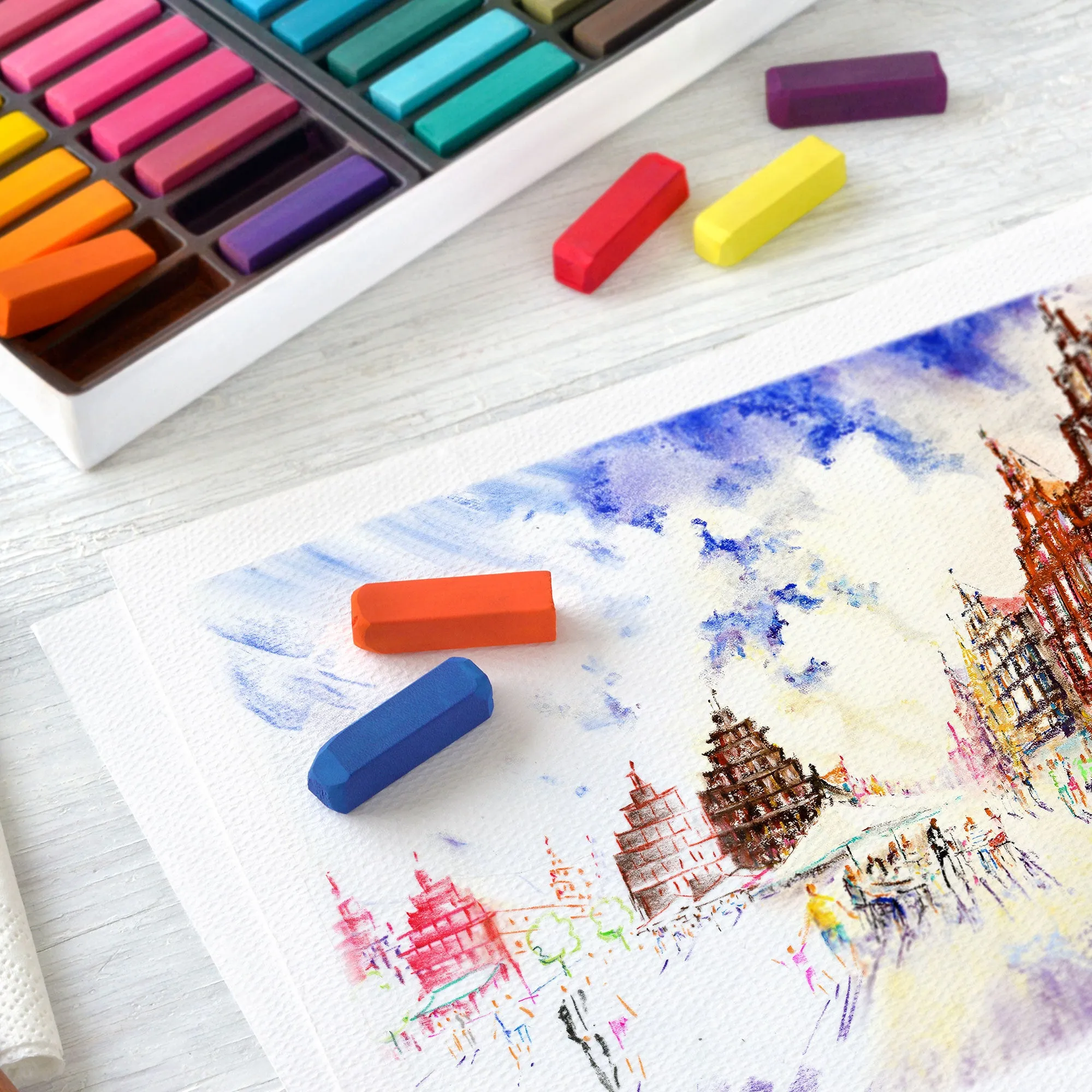 Faber-Castell Mini Soft Pastels - Set of 48