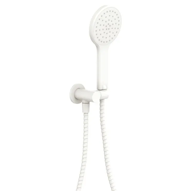 Fienza Kaya Hand Shower Round Plate Matte White