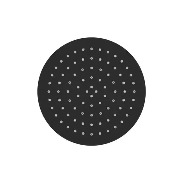 Fienza Kaya Round Shower Head 250mm Matte Black