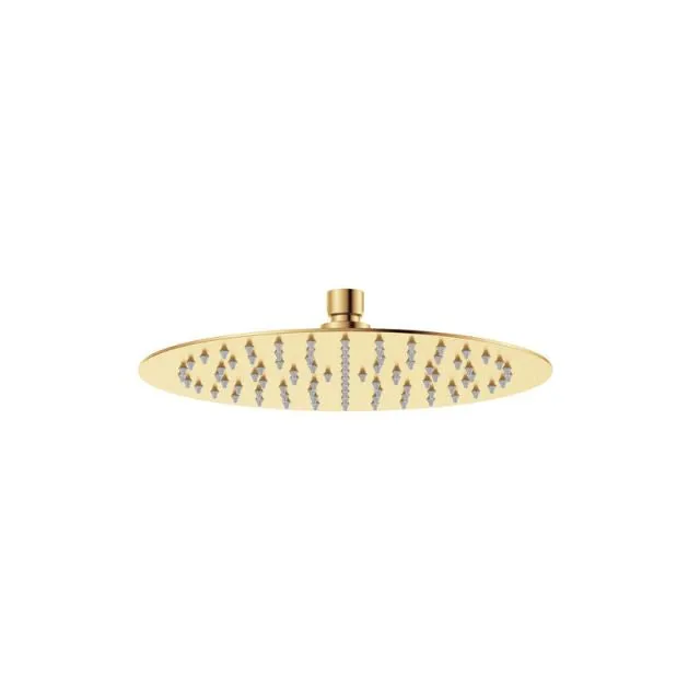 Fienza Kaya Round Shower Head 250mm Urban Brass