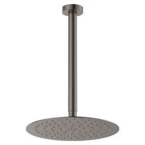 Fienza Kaya Shower Ceiling Dropper Set Gun Metal