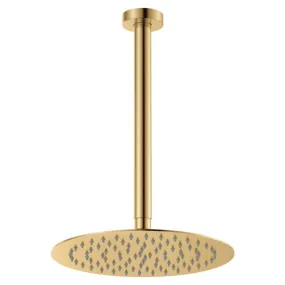 Fienza Kaya Shower Ceiling Dropper Set Urban Brass