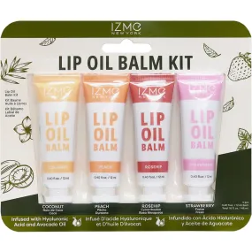 IZME Lip Oil Balm Kit, 4-Pack