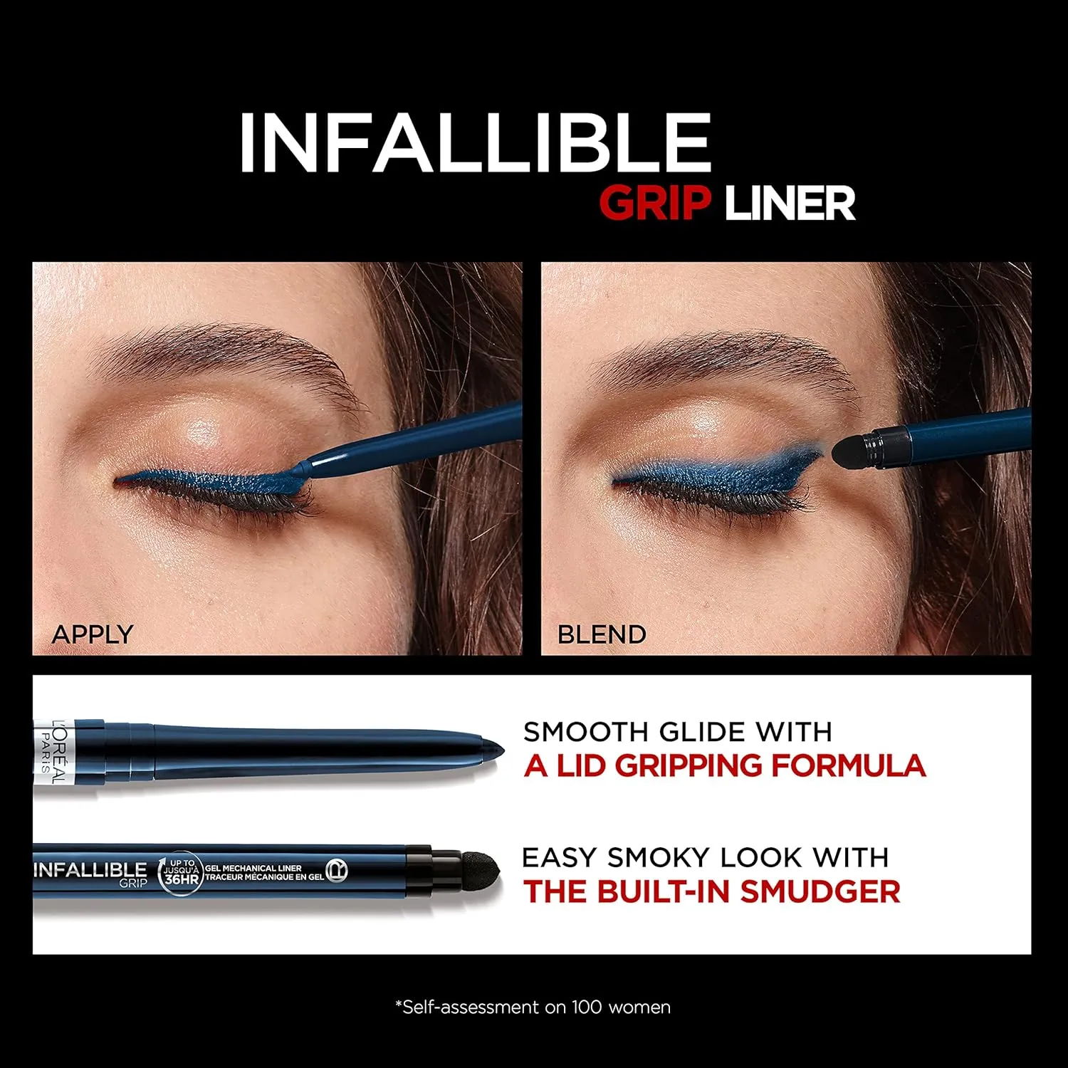 L'Oreal Paris Infallible Grip Gel Mechanical Up To 36HRs  Eyeliner,