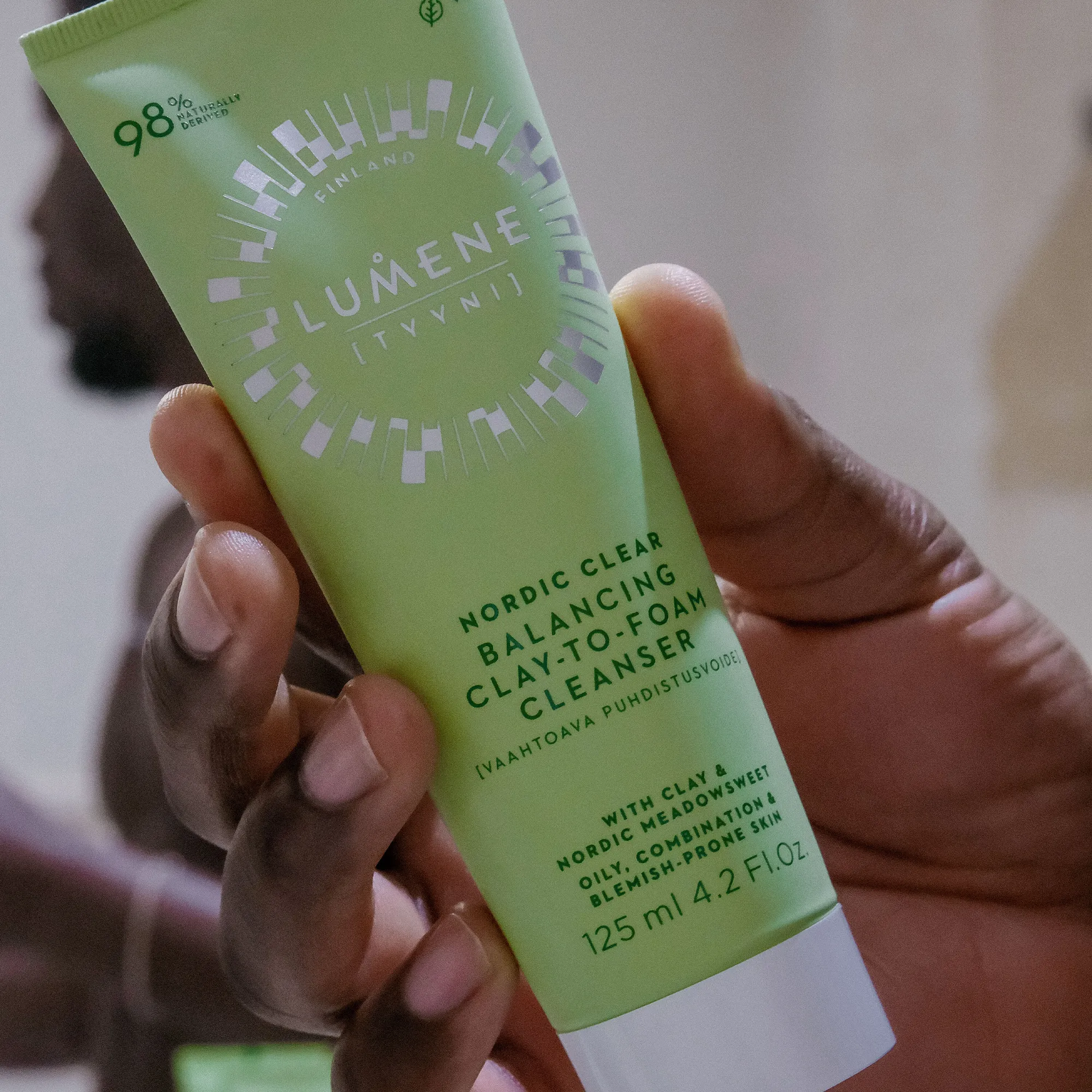 Lumene Nordic Clear Balancing Clay-to-Foam Cleanser