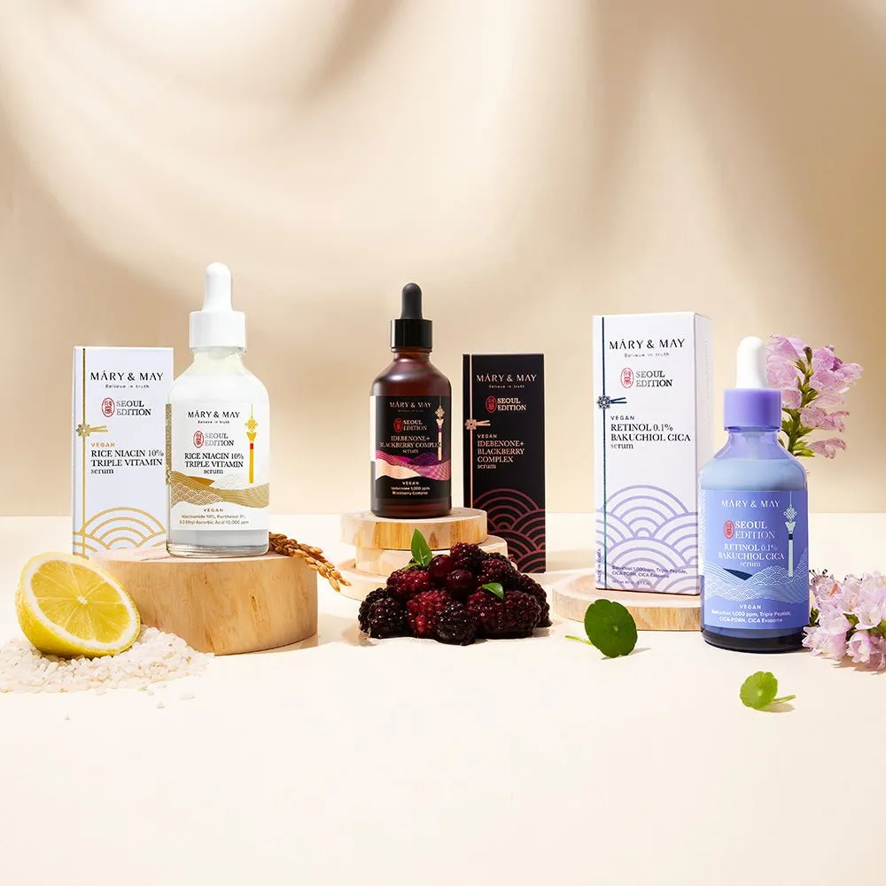 Mary&May Seoul Edition Retinol 0.1% Bakuchiol Cica Serum 80ml