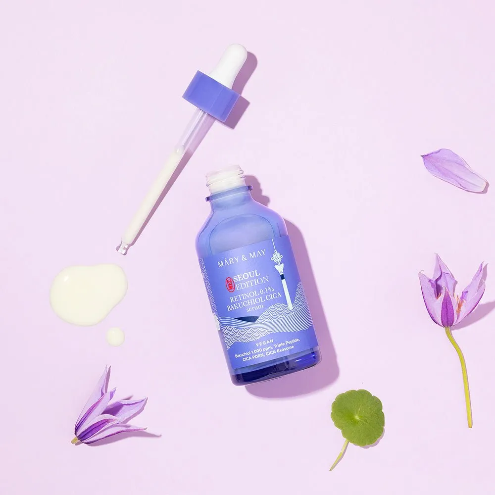 Mary&May Seoul Edition Retinol 0.1% Bakuchiol Cica Serum 80ml