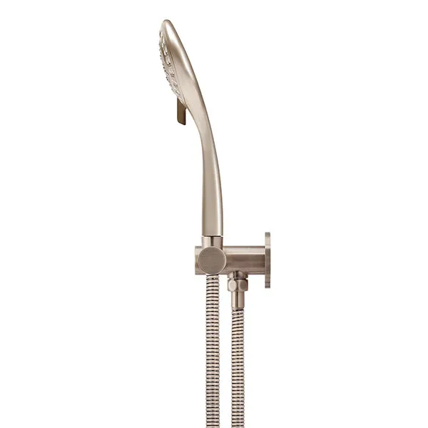 Meir Round 3 Function Hand Shower on Swivel Bracket Champagne