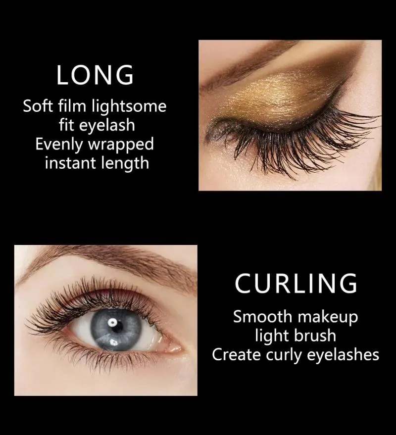 Miss Rose 4D Silk Black Mascara (Gold)