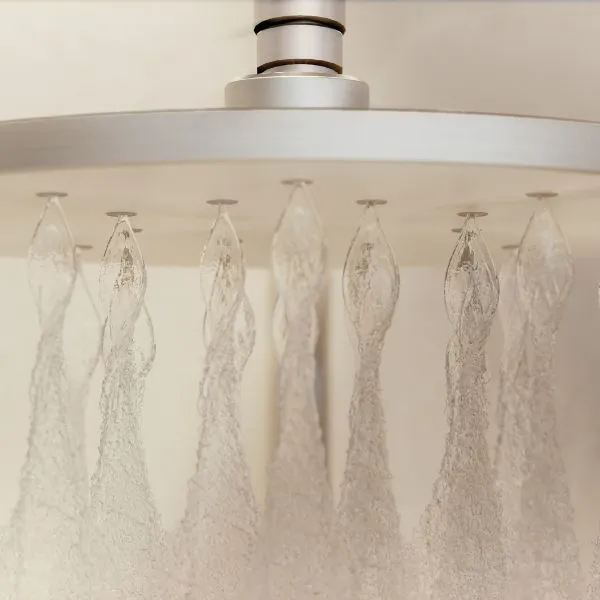 Phoenix Tapware Oxley Twin Rail Shower Brushed Nickel