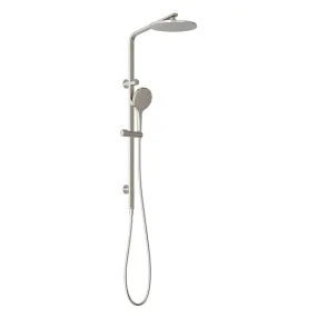 Phoenix Tapware Oxley Twin Rail Shower Brushed Nickel