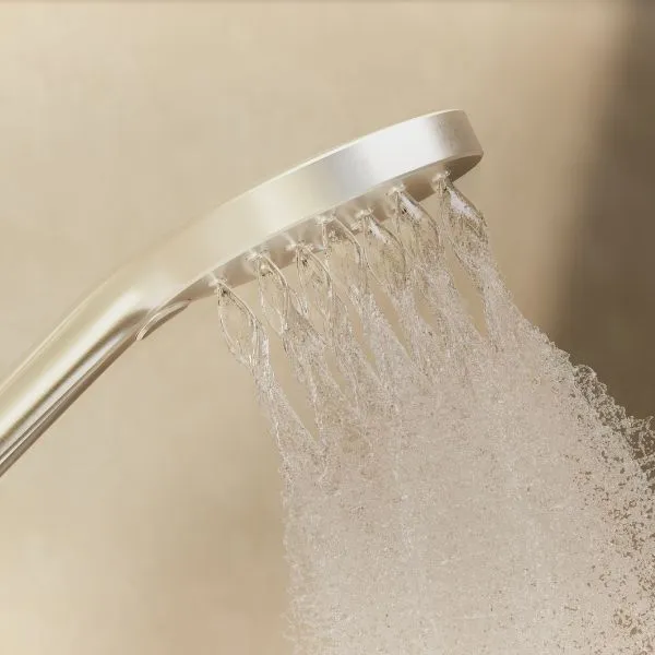 Phoenix Tapware Oxley Twin Rail Shower Brushed Nickel