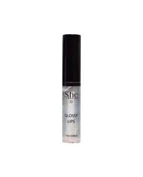 S.he Glossy Lips Glitter Topper