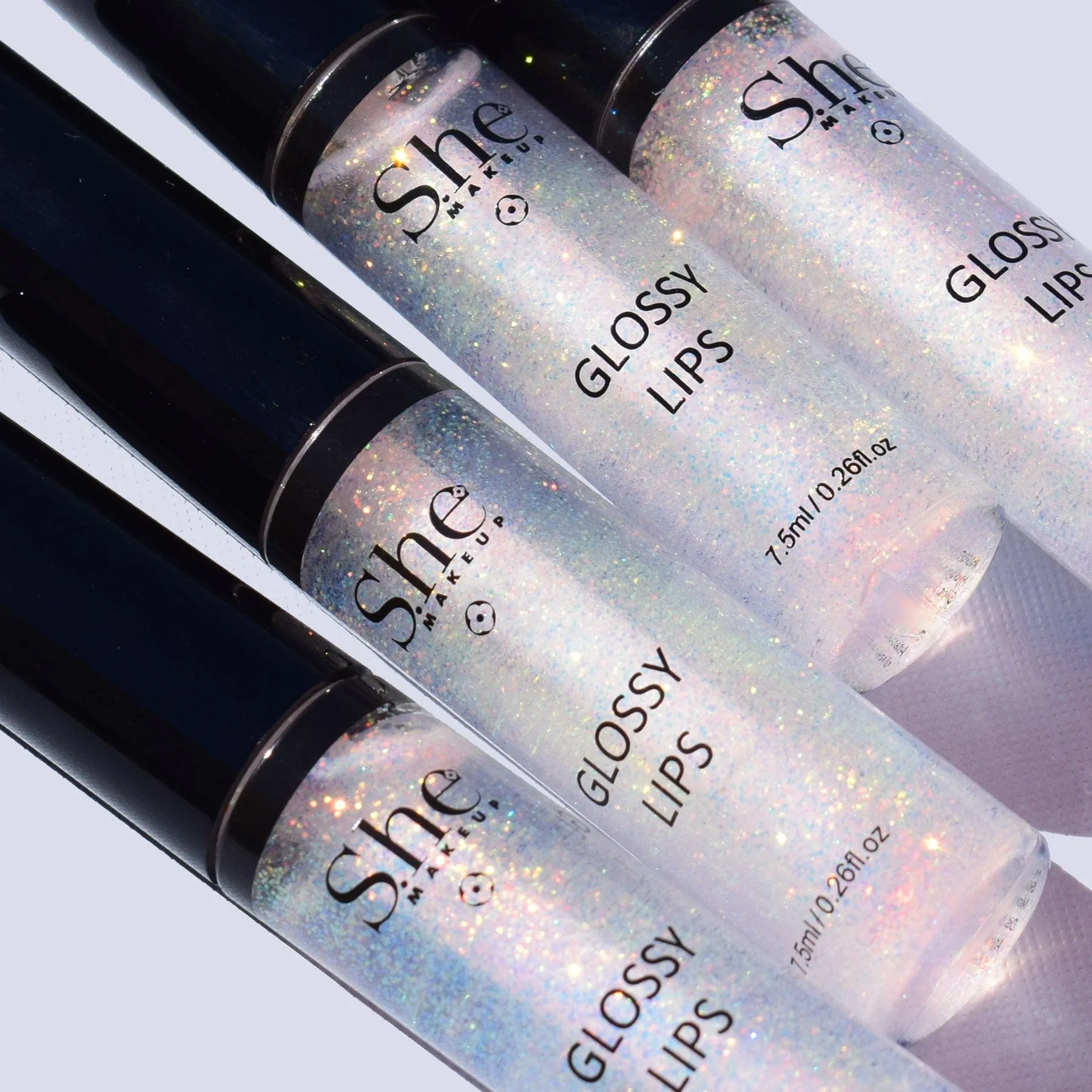 S.he Glossy Lips Glitter Topper