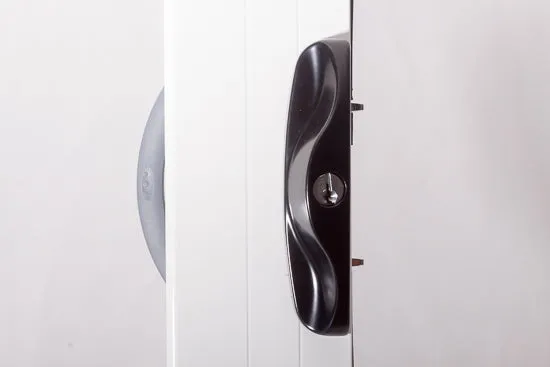 Sliding door external handles suits Doric locks