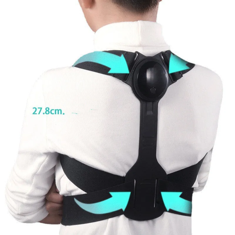 Smart hunchback Posture Corrector-Back Brace for Men and Women- Fully Adjustable Straightener for Mid, Upper Spine Support- Neck, Shoulder, Clavicle and Back Pain Relief-Breathable