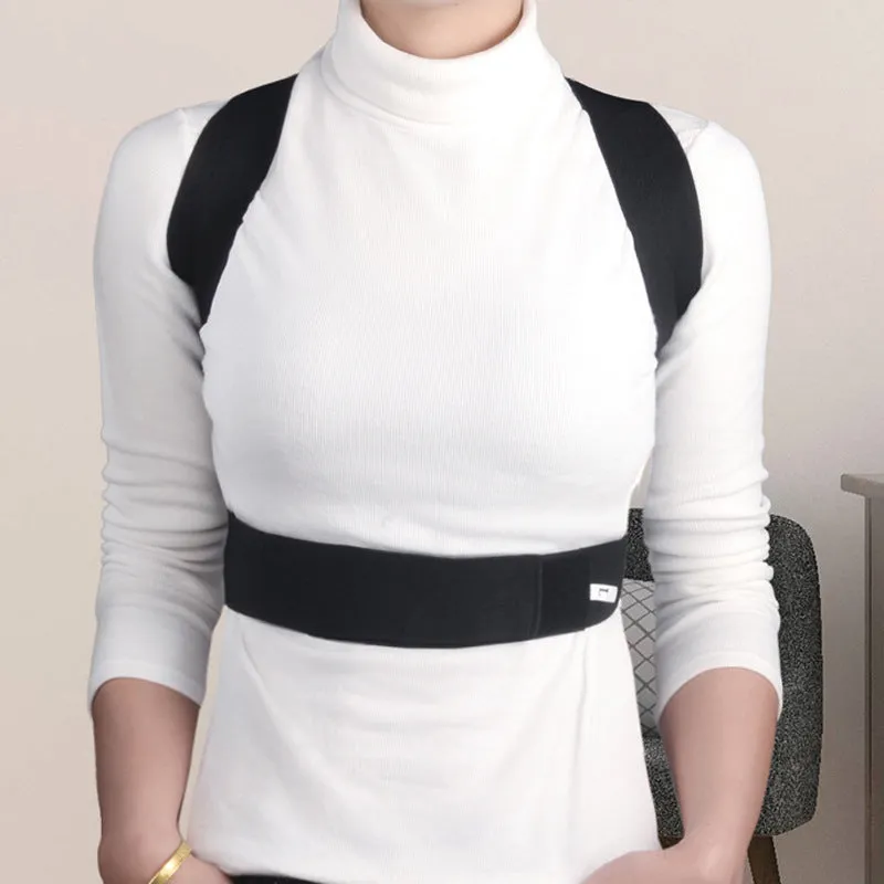 Smart hunchback Posture Corrector-Back Brace for Men and Women- Fully Adjustable Straightener for Mid, Upper Spine Support- Neck, Shoulder, Clavicle and Back Pain Relief-Breathable