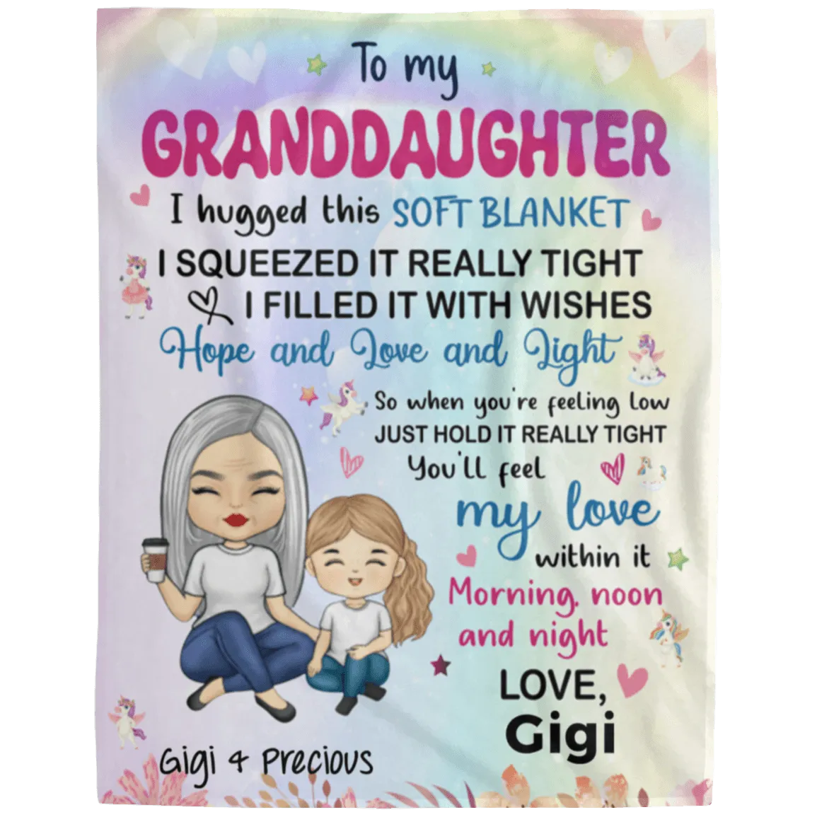 To My Granddaughter (Personalize)