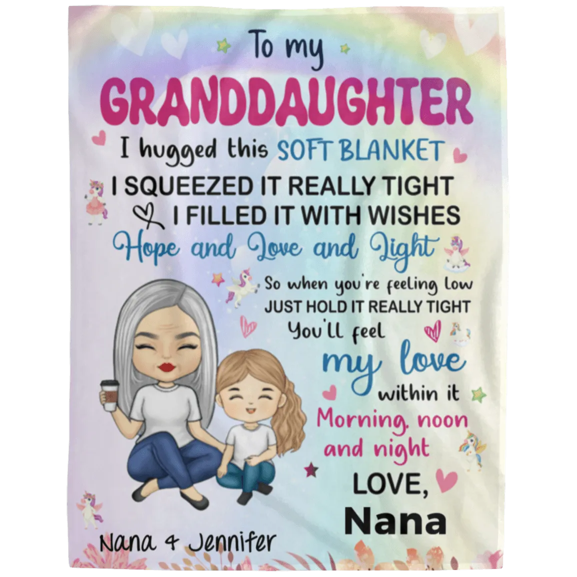 To My Granddaughter (Personalize)