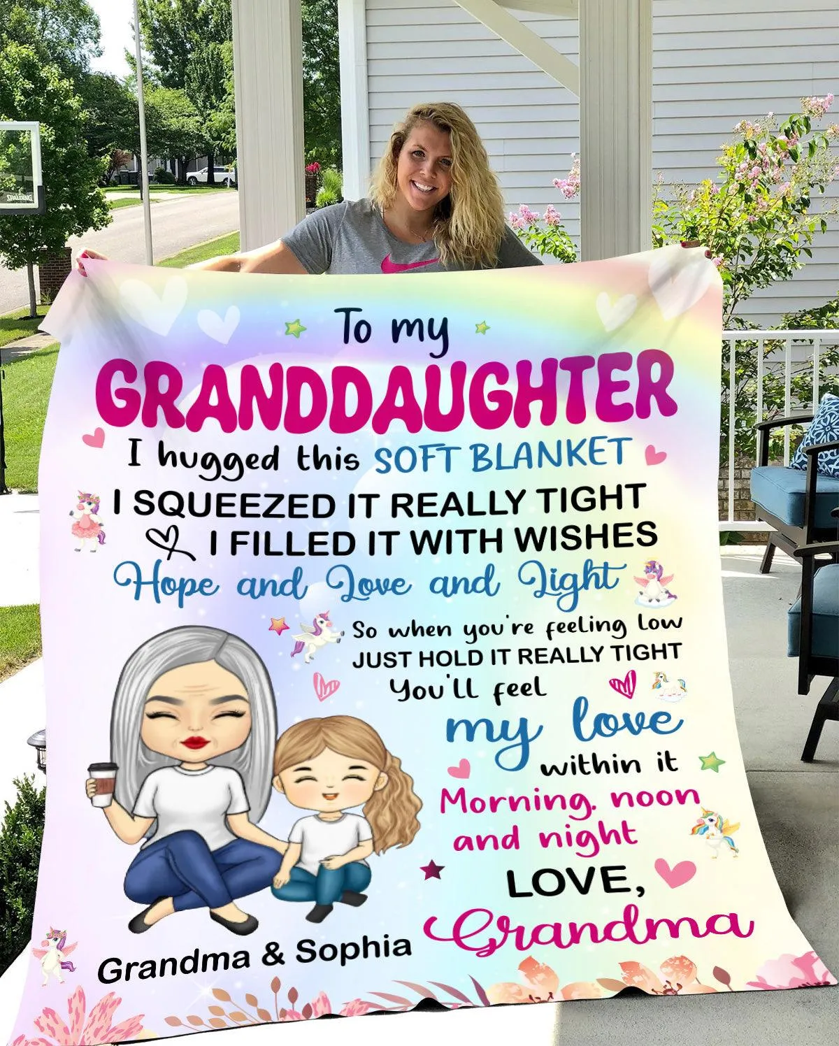 To My Granddaughter (Personalize)