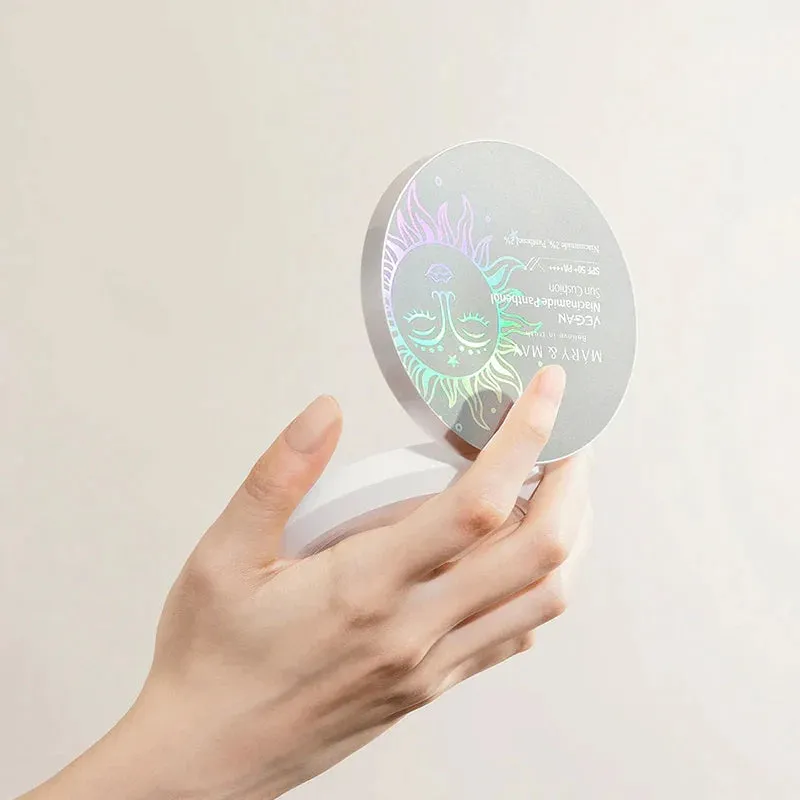 Vegan Niacinamide Panthenol Sun Cushion SPF50  PA    