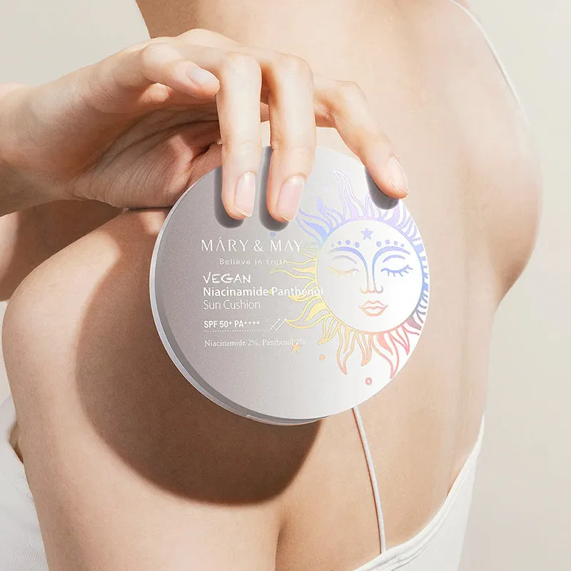 Vegan Niacinamide Panthenol Sun Cushion SPF50  PA    